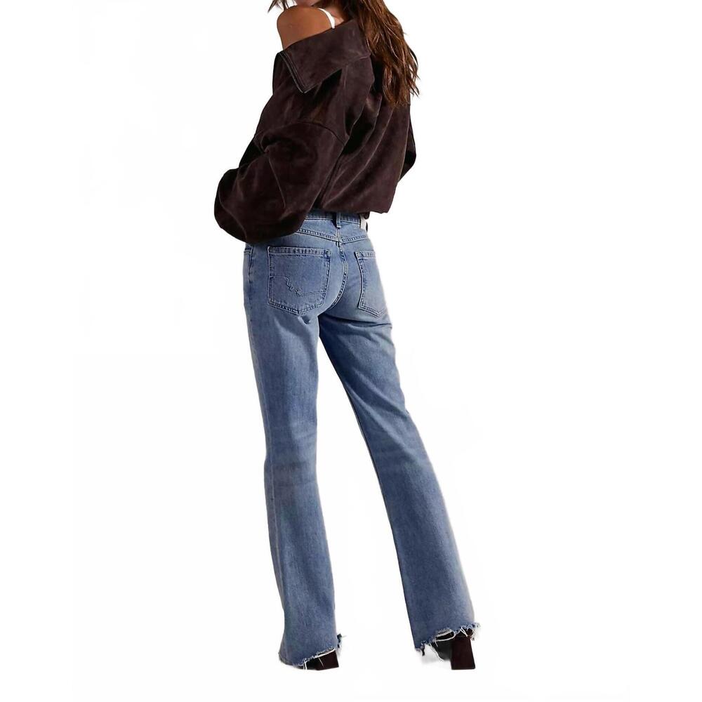 NEW FREE PEOPLE west coast relaxed jean in dodger - Picture 3 of 5